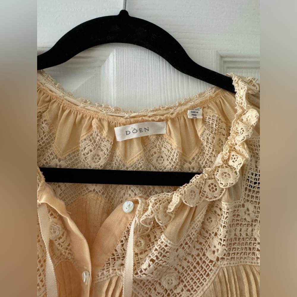 Doen Light Tan Blouse - image 3